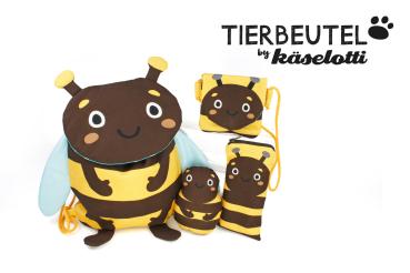 Tierbeutel Biene by Käselotti Panel ca. 80cm 